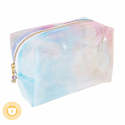 オリジナルオーロラ素材ポーチ制作