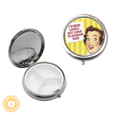 オリジナルミラー付きピルケース制作