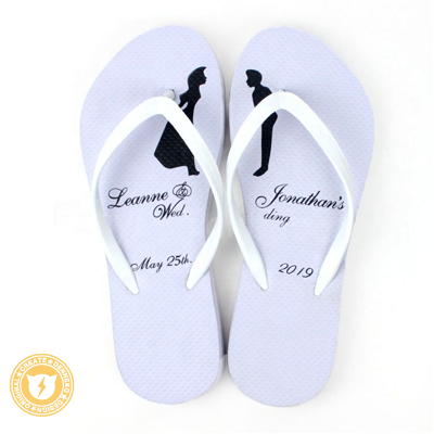 オリジナルシルクプリントビーチサンダル