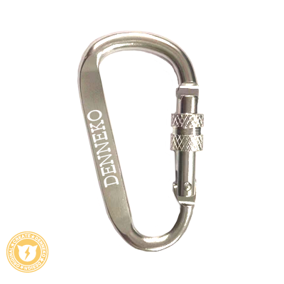 オリジナルロック付きカラビナ