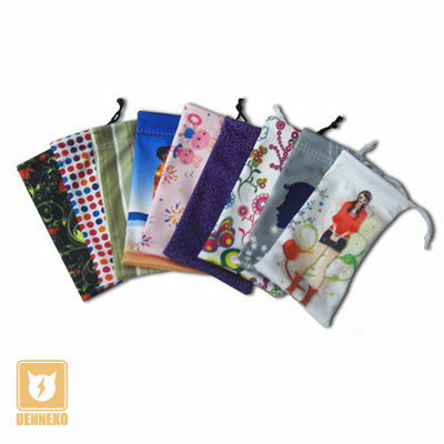 オリジナルマイクロファイバー巾着制作