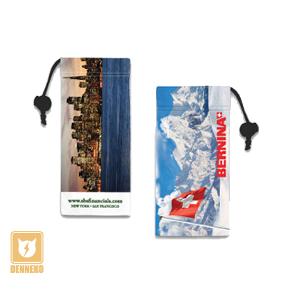 オリジナルマイクロファイバー巾着制作