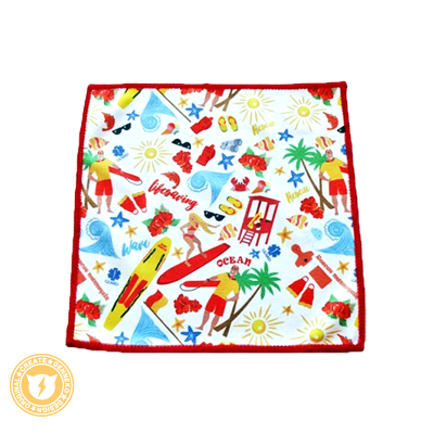 オリジナルマイクロファイバーハンドタオル製品制作