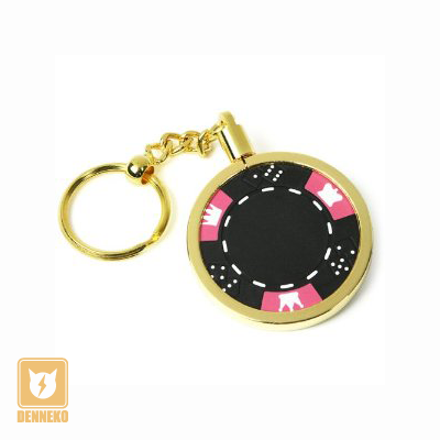 オリジナルカジノチップキーホルダー制作