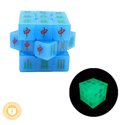 オリジナルキューブパズル蓄光制作