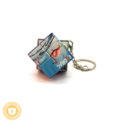 オリジナルキューブパズル4キーホルダー制作