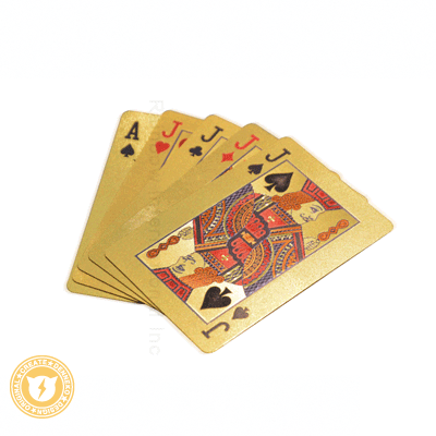 オリジナルゴールドトランプ制作